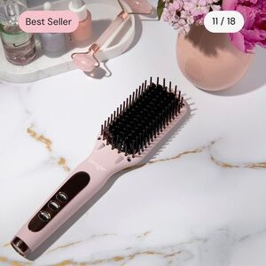 L'ange Le Vite Ceramic Straightening Brush/ PINK